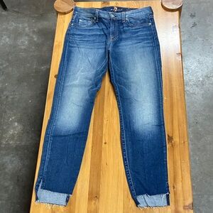 7 For All Mankind The Ankle Skinny Denim Jeans